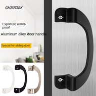 GAOXI75BK Sliding Door Handle, Aluminium Alloy Punch-free Furniture Knobs,  Hardware Furniture Multi