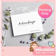 Leaflet/Poster/Card Digital Printing (A4-A6 sizes)