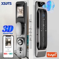 Tuya Smart 3D Face Door Lock Security Face & Camera Monitor Intelligent Fingerprint Password Biometr