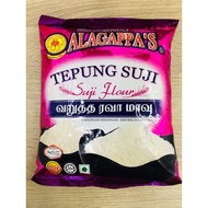 Pure SEMOLINA Flour by Alagappas, Tepung SUJI Alagappas, HALAL Certified | 300gm