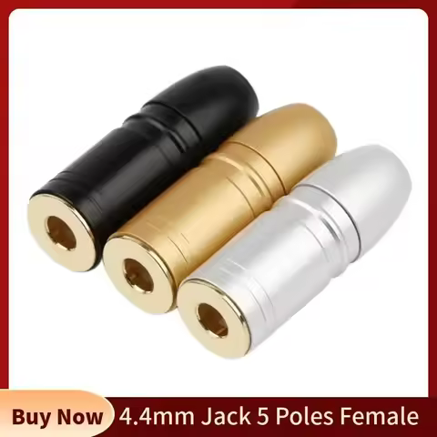 4.4mm Jack 5 Pole Female Balance Interface Balanced Plug For Soldering Sony NW-WM1Z/A Headphone Conn