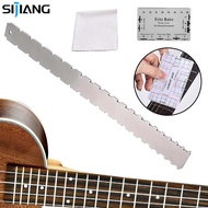 SIJIANG Guitar Fret Ruler Stainless Steel Fret Ruler/ Guitar Fret /Stainless Neck Notched Guitar Fin