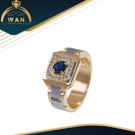 ready Cincin rolex pria berlian eropa emas 18K original 750 murah