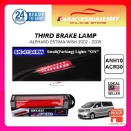 Toyota Alphard anh10 estima acr30 2008 OLD LED Spoiler Third 3rd Brake Light Lamp (Red Lens)