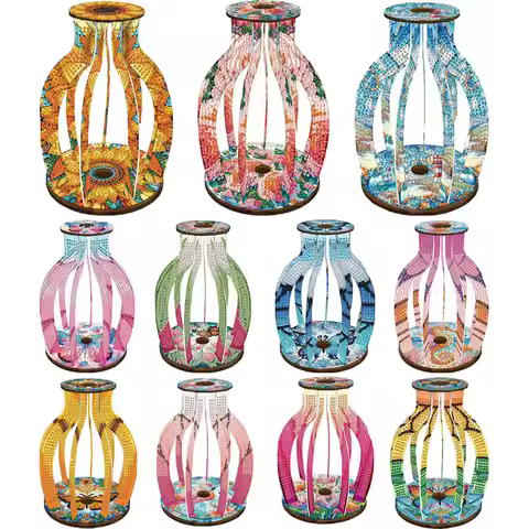 Diamond Painting Kit DIY Vase Diamond Painting Test Tube Vase Set