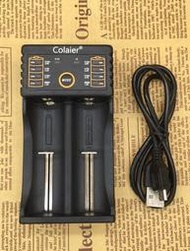 克萊爾Colaier C20多功能18650/26650雙充充電器 5V2A輸入