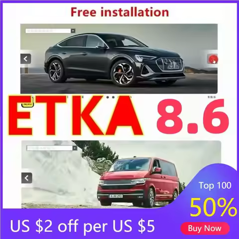 2025 Newest Etka 8.6 software Auto Repair Software Group Vehicles Electronic Parts Catalogue for A-u