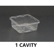 (10pcs) 1 CAVITY Plastic Tray / SINGLE CAVITY MOONCAKE TRAY