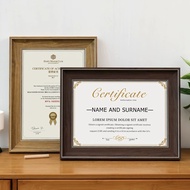 Invoice Including Tax Certificate Frame A4 Certificate Frame Appointment Letter Frame Certificate Fr