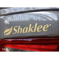 STICKER SHAKLEE / SHAKLEE / STICKER KERETA SHAKLEE / STICKER MOTO SHAKLEE / STICKER / KALIS  HUJAN P