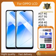 Original For OPPO A57 4G A57 5G A57S A58 4G A58 5G LCD Display Touch Screen Digitizer Replacement