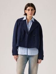 เสื้อแจ็คเก็ต Levis® Womens Bree Cropped Swing Trench Jacket