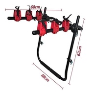 Hot【👫Really！Too Thin】Car Rear Hanger Mountain Bike Bicycle Folding Parking Rack Hanging Rack Metal Accessories Portablec