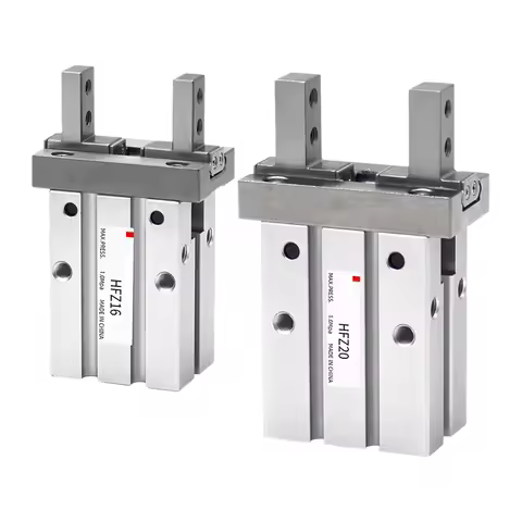 Airtac Type Pneumatic Parallel Gripper Cylinder Finger Cylinder Double Acting Gripper Cylinder HFZ6 