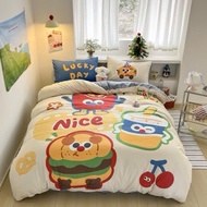 SET OF BEDDING COVERS FOR KIDS WITH FUNNY CARTOON CHARACTERS IN ADORABLE COLORS | CLOUD BEDDING