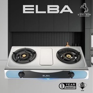 Elba 2 Burner Gas Stove EGS-F7112(SS) Stainless Steel Kitchen Stove Gas Stove Dapur Gas Stainless St