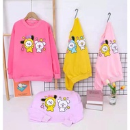 Bts T-Shirt BT21 T-Shirt BT21 SWEATER BTS SWEATER BT21 BTS Shirt BT21 Clothes Imported Girls