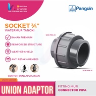Union Adaptor Socket Penguin 3/ 4 Inch Watermur pipe Socket