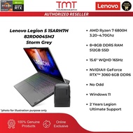 Lenovo Legion 5 15ARH7H 82RD004SMJ Gaming Laptop | AMD R7 6800H | 16GB RAM 512GB SSD | 15.6" WQHD | 