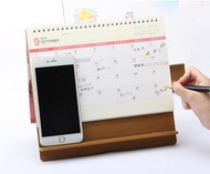 shop 2019 Desk Calendar Cartoon Wooden Calendar for Daily Planner 2019 as Work Weekly Planner