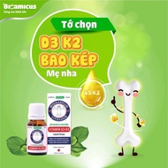 Vitamin K2+D3 bioamicus bổ sung K2D3 cho trẻ giúp trẻ hấp thụ calci tối đa vào xương