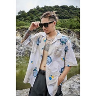 UNDER PEACE 22SS EARTH Flower Shirt LOVE/ALOHA SHIRT.SS
