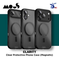 MOUS Clarity Clear Protective Phone Case compatible for i17 Series (Magnetic)
