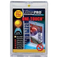 5 Ultra Pro 55pt Magnetic Card Holder One Touch Cases - Holds Thick Baseball, Football, Hockey Cards