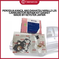 PERODUA KANCIL 660 DAIHATSU MIRA L2 L2S CARBURETOR REPAIR KIT GASKET MADE BY KEYSTER JAPAN