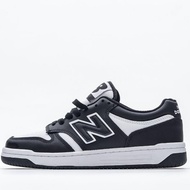 รองเท้ากระดานต่ํากันลื่นและทนต่อการสึกหรอของ New Balance 480 สีดําและสีขาว