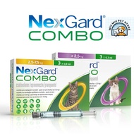 Nexgard Combo (1 tube) Prevents and treats ticks, fleas, worms, and heartworms on cats