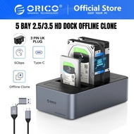 ORICO 2.5"/3.5" SATA HDD/SSD Duplicator with Offline Clone Function Support 20TB each slot (66C3)