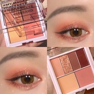 16Brand Multi-Functional Eyeshadow Palette Girl Magazine Contour Blush Pearl Nude Makeup Shiny Powde