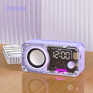 GOOJODOQ Wireless Bluetooth Speaker Futuristic Style LED Portable Mini Salon Bluetooth Speaker Supe