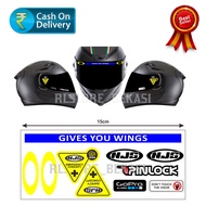 Economical NJS Helmet Sticker Package