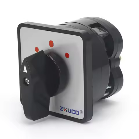 ZHUCO LW5D-16/D0083.1 16A 3 Position 1 Pole 4 Screw Terminal Changeover Selector Universal Rotary Po