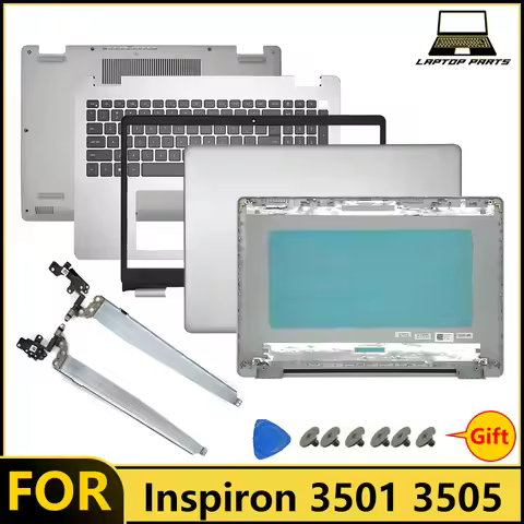 replacement Frame For Inspiron 3501 3505 Laptop Bottom Case Palmrest Bezel Hinge LCD Back Cover Fro