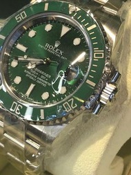 Rolex Green Submarine 綠鬼 近乎全新 齊盒