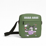 Boys and Girls Sling Bag Kuromi Hi Motif Children's Sling Bag (FREE NAME) Kuromi Sling Bag