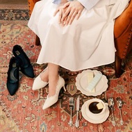 香港品牌 Klassic Tweed Heels 高跟鞋 粗花呢材質