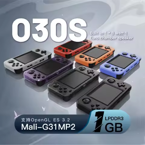 O30S open source smart pocket Retro Handheld Video Game Console Linux System 3.5 Inch IPS Screen 64G