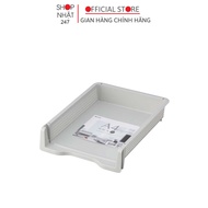 Khay A4 Inomata màu trắng dáng dọc - Nội địa Nhật Bản