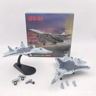 1: 72 Su57 SU-57รัสเซียเวอร์ชัน01โมเดลเครื่องบินรบจำลองโมเดลเครื่องบินอัลลอยชุดก่อสร้างเครื่องบิน