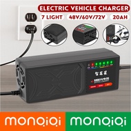 Intelligent Ebike Charger 48V12AH 48V20AH 60V20AH For Battery Lead Acid Battery Charger Smart