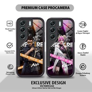 HP TECNO CAMON 40 PRO 4G CM6 Motif Case FF Victory Case86 Softcase 2D glossy glass Casinghp Hardcase