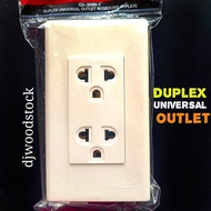 DUPLEX UNIVERSAL OUTLET