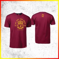 เสื้อยืด ลิขสิทธิ์แท้ Liverpool ลิเวอร์พูล T-shirts รุ่น LFC-082 สีเลือดหมู