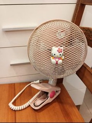 正版Hello Kitty 夾式小電風扇