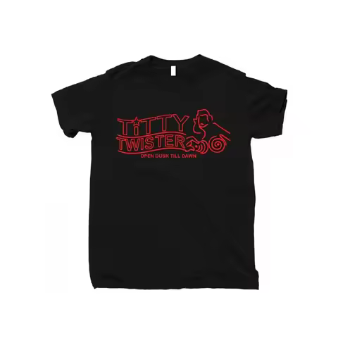 Titty Twister T Shirt Robert Rodriguez Quentin Tarantino Movies DVD Blu Ray Tee
