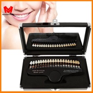 3D Shade Guide Tooth Shade Chart Board 20/27 Colors Comparator W/ Mirror Cold Light Teeth White Blea